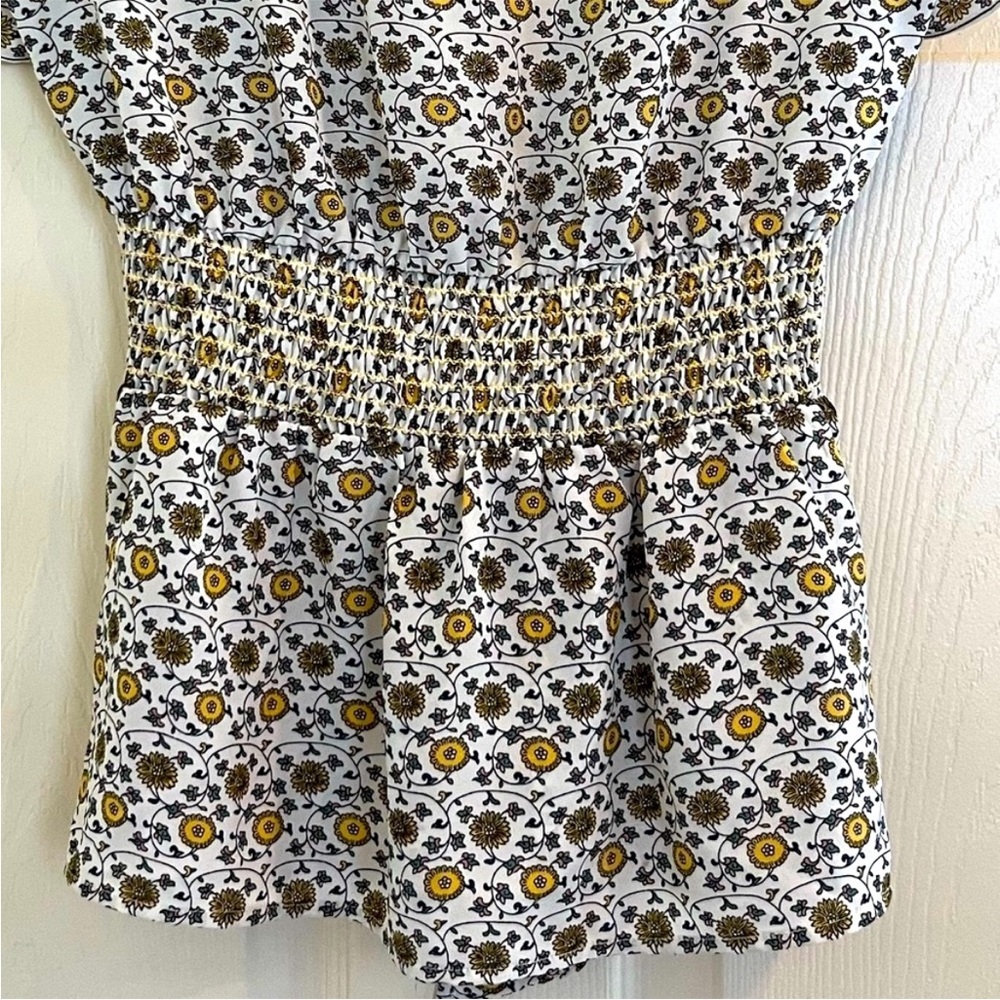 MAX STUDIO Floral Ruffle Sleeve Top - Picture 7 of 8